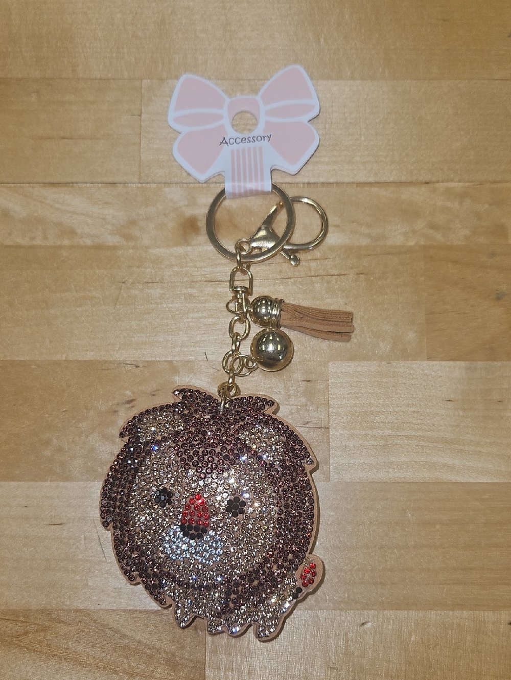 Sparkling Animal Rhinestone Keychains - Picture 7 of 12
